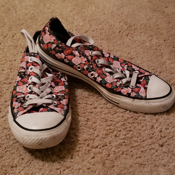 floral converse womens